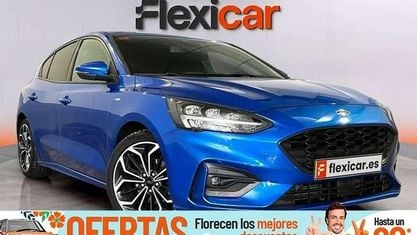 Brugt Ford Focus ST-Line 125 HK (91 kW) 2019 Blå Hatchback