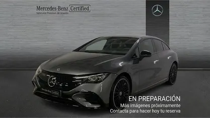 Gris / plateado Usado 2024 Mercedes EQE350 AMG line Berlina | 49.990 € (Precio justo)