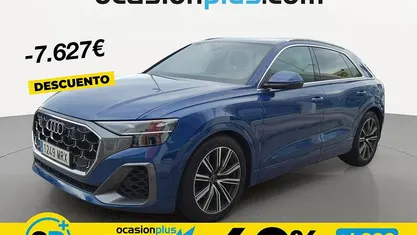 Usado Audi Q8 S-Line 340 CV (250 kW) 2024 Azul SUV