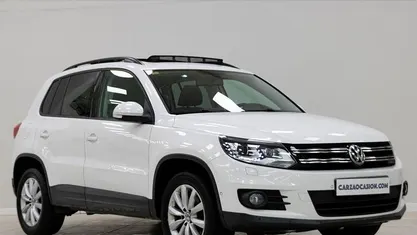 Käytetty VW Tiguan Advance 140 HP (102 kW) 2012 Valkoinen Katumaasturi