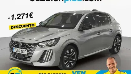 Usado Peugeot 208 Allure 102 CV (75 kW) 2025 Gris Utilitario