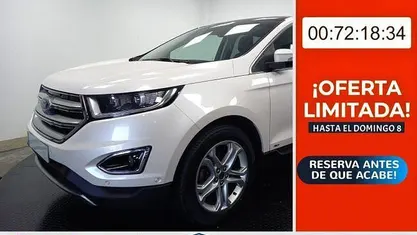 Blanco Usado 2017 Ford Edge Titanium SUV | 16.990 € (Precio justo)
