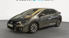 Gris Usado 2015 Honda Civic Elegance Utilitario | 13.800 € (Precio justo)