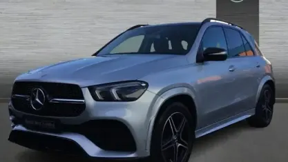 Usado Mercedes GLE350 AMG line 272 CV (200 kW) 2020 Gris / plateado SUV