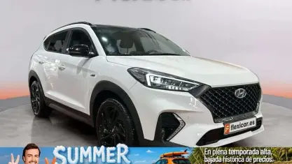 Usado Hyundai Tucson N Line 185 CV (136 kW) 2019 Negro SUV