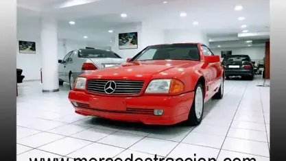 Usado Mercedes SL320 231 CV (169 kW) 1994 Rojo Descapotable