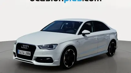 Usado Audi A3 S-Line 110 CV (80 kW) 2016 Blanco Berlina
