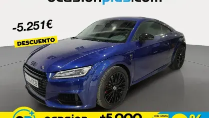 Usado Audi TTS S-Line 230 CV (169 kW) 2017 Azul Coupe