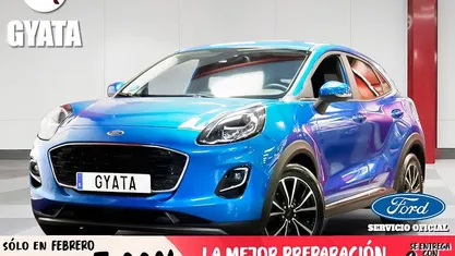 Usado Ford Puma Titanium 125 CV (91 kW) 2020 Azul Recogida