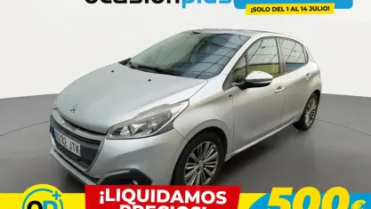 Usado Peugeot 208 Style 82 CV (60 kW) 2016 Gris Utilitario