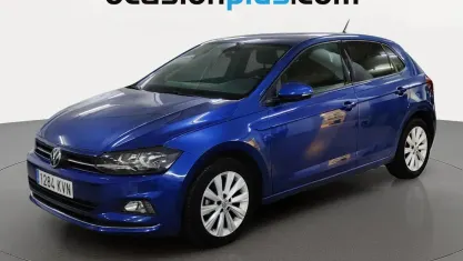 Usado VW Polo Sportline 95 CV (69 kW) 2019 Azul Utilitario
