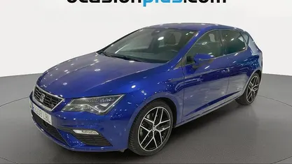 Usado Seat Leon FR 150 CV (110 kW) 2019 Azul Utilitario
