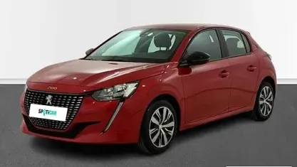 Usado Peugeot 208 Active 100 CV (73 kW) 2023 Rojo Utilitario