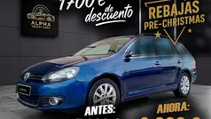 Azul Usado 2011 VW Golf VI Sport Familiar | 6923 € (Precio justo)