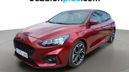 Usado Ford Focus ST-Line 125 CV (91 kW) 2020 Rojo Utilitario