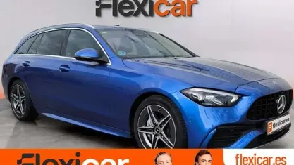 Usado Mercedes C220 200 CV (147 kW) 2022 Azul Familiar