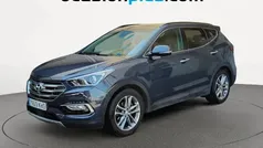 Azul Usado 2018 Hyundai Santa Fe Style SUV | 20.537 € (Buen precio)