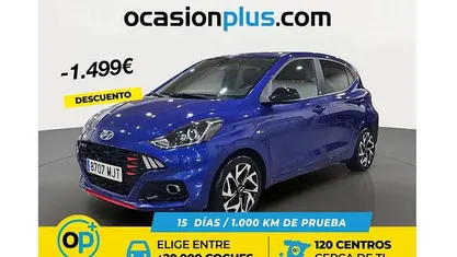 Usado Hyundai i10 N Line 84 CV (61 kW) 2023 Azul Utilitario