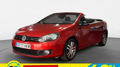 Usado VW Golf Cabriolet 105 CV (77 kW) 2012 Rojo Descapotable