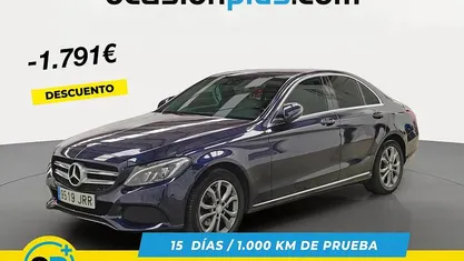 Azul Usado 2016 Mercedes C220 Berlina | 19.899 € (Buen precio)