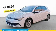 Blanco Usado 2022 VW Golf VIII Life Berlina | 22.690 € (Precio justo)