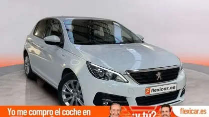 Usado Peugeot 308 Style 110 CV (80 kW) 2019 Blanco Utilitario