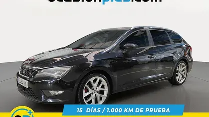 Negro Usado 2014 Seat Leon FR Monovolumen | 9900 € (Precio justo)