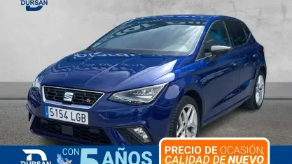 Usado Seat Ibiza FR 90 CV (66 kW) 2020 Azul Utilitario
