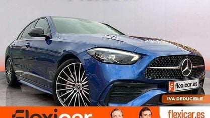 Usado Mercedes C200 163 CV (119 kW) 2022 Azul Berlina
