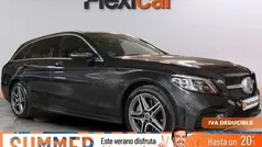 Gris Usado 2020 Mercedes C300e Familiar | 27.490 € (Precio justo)