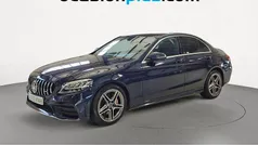 Azul Usado 2019 Mercedes C220 AMG Berlina | 27.719 € (Precio justo)