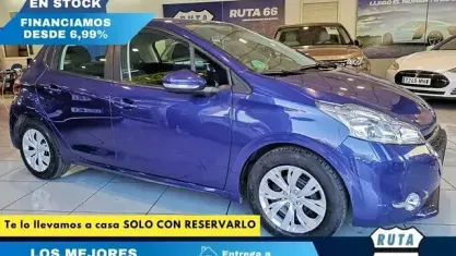 Begagnad Peugeot 208 Access 68 HK (50 kW) 2013 Blå Halvkombi