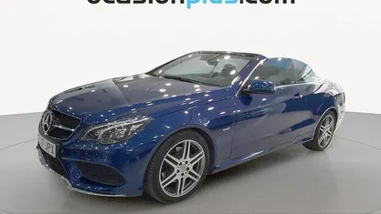 Azul Usado 2016 Mercedes E220 AMG Descapotable | 27.399 € (Precio justo)