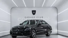 Negro Usado 2017 Mercedes C180 AMG line Berlina | 24.499 € (Precio justo)
