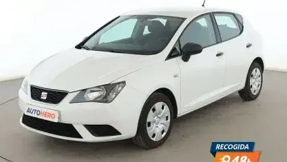 Usado Seat Ibiza Reference 90 CV (66 kW) 2015 Blanco Berlina