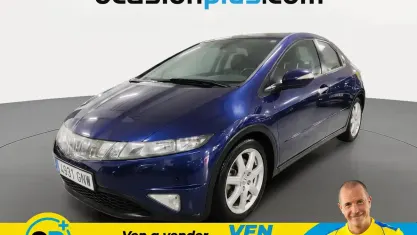 Usado Honda Civic Sport 140 CV (102 kW) 2009 Azul Utilitario