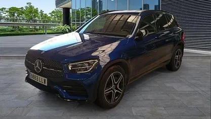 Usado Mercedes GLC200 163 CV (119 kW) 2021 Azul SUV
