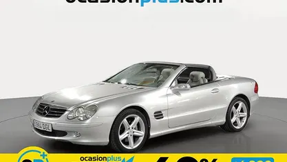 Usado Mercedes SL500 306 CV (225 kW) 2005 Gris Descapotable