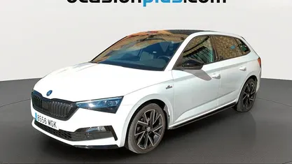 Usado Skoda Scala Monte Carlo 150 CV (110 kW) 2023 Blanco Utilitario