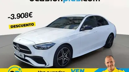 Usado Mercedes C200 AMG 204 CV (150 kW) 2024 Blanco Berlina