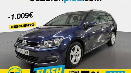 Azul Usado 2016 VW Golf VII Sportline Familiar | 8241 € (Buen precio)