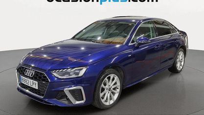 Usado Audi A4 S-Line 136 HP (100 kW) 2021 Azul Sedan