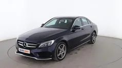 Azul Usado 2018 Mercedes C220 AMG line Berlina | 25.599 € (Precio justo)