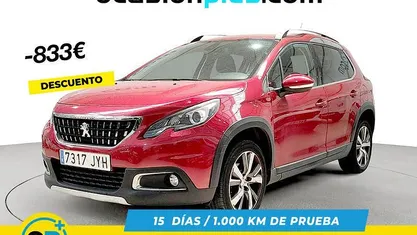 Rojo Usado 2017 Peugeot 2008 Allure SUV | 10.417 € (Precio justo)