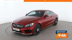 Rojo Usado 2016 Mercedes C300 AMG line Coupe | 27.199 € (Precio justo)