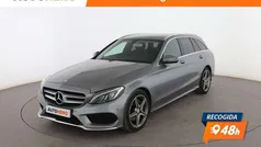 Gris Usado 2015 Mercedes C220 Avantgarde Familiar | 21.999 € (Precio justo)