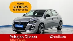 Gris Usado 2024 Peugeot 208 Active Utilitario | 14.990 € (Precio justo)