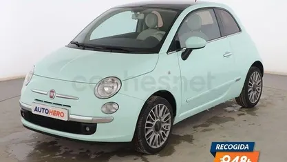 Usado Fiat 500 Lounge 70 CV (51 kW) 2015 Verde Berlina