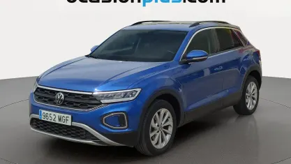 Usado VW T-Roc Life 150 CV (110 kW) 2023 Azul SUV