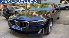 Azul Usado 2021 BMW 540 Luxury Line Berlina | 43.990 €